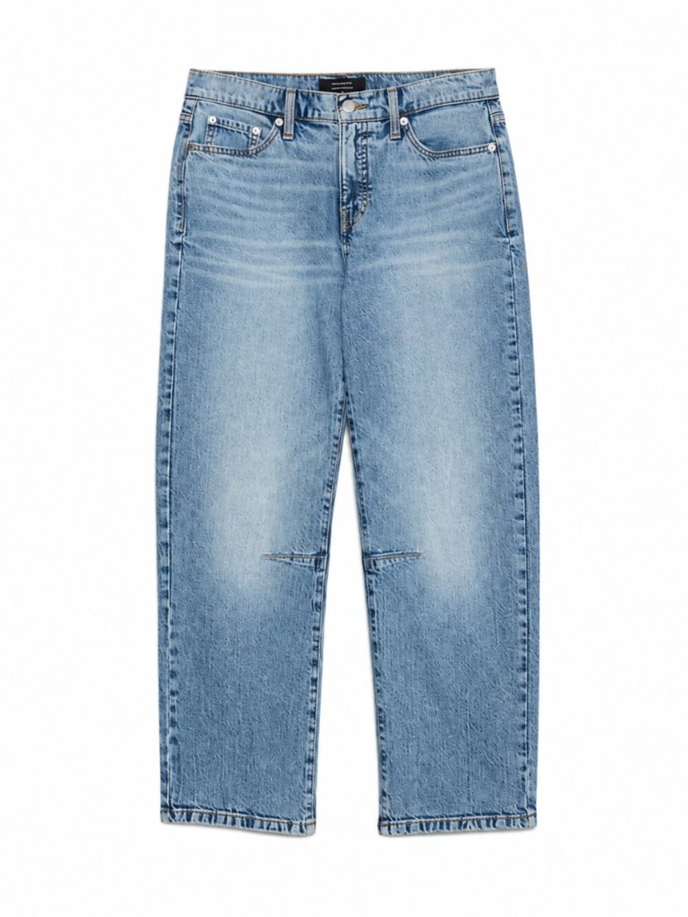 Banana Republic Factory Barrel Mid-Rise Jeans 28 Regular Medium Wash NWT